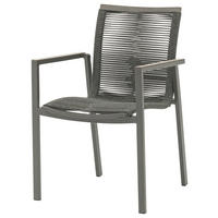 VRTNA STOLICA  siva  metal, tekstil      - siva, Design, metal/tekstil (55/83/62cm) - Amatio