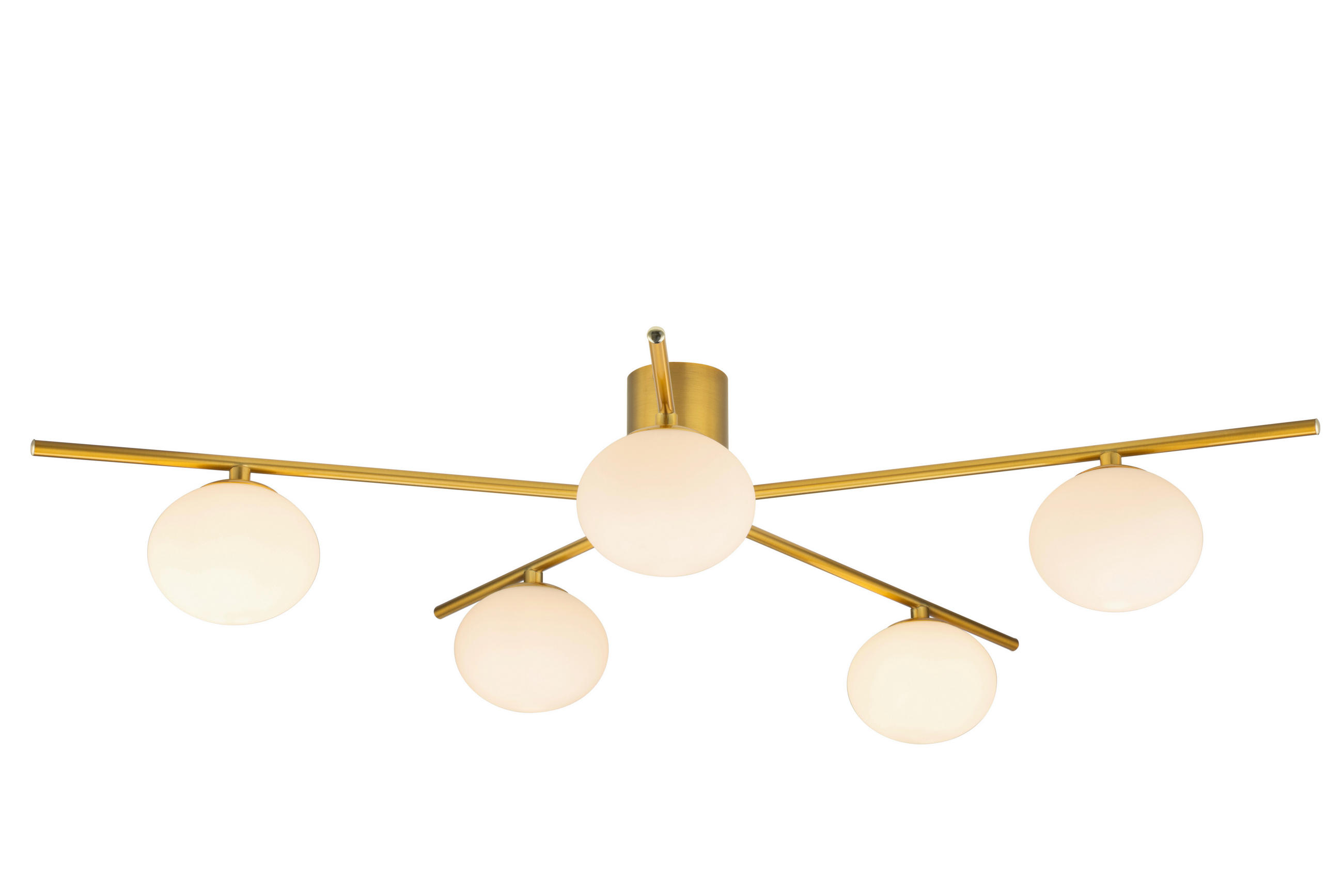 DECKENLEUCHTE 70/54/17.5 cm  - Weiß, Trend, Glas (70/54/17.5cm) - Collett's Monde