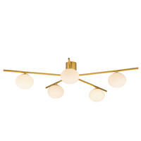 DECKENLEUCHTE 70/54/17.5 cm  - Weiß, Trend, Glas (70/54/17.5cm) - Collett's Monde