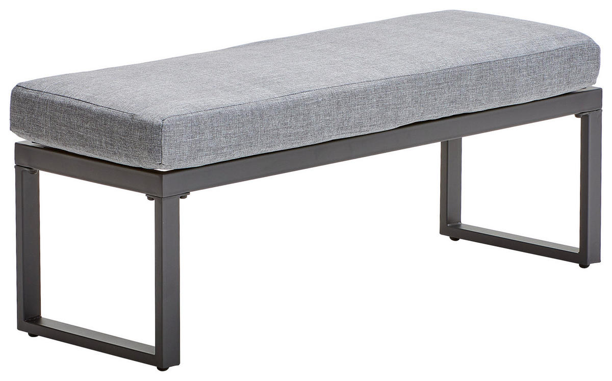 DINING-LOUNGESET 5-teilig  - Dunkelgrau/Naturfarben, MODERN, Kunststoff/Textil (250/187cm) - Ambia Garden