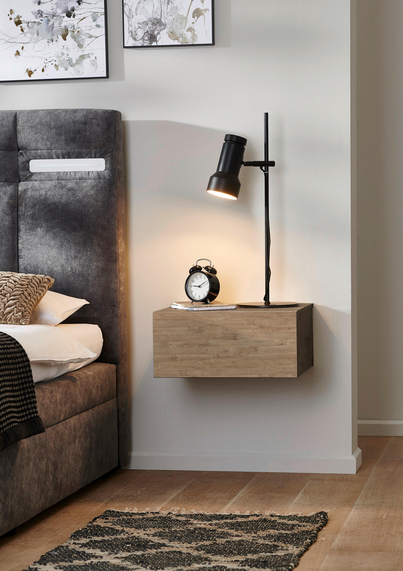 NACHTTISCH 44/21/40 cm  - Eichefarben, MODERN, Holzwerkstoff (44/21/40cm) - MID.YOU