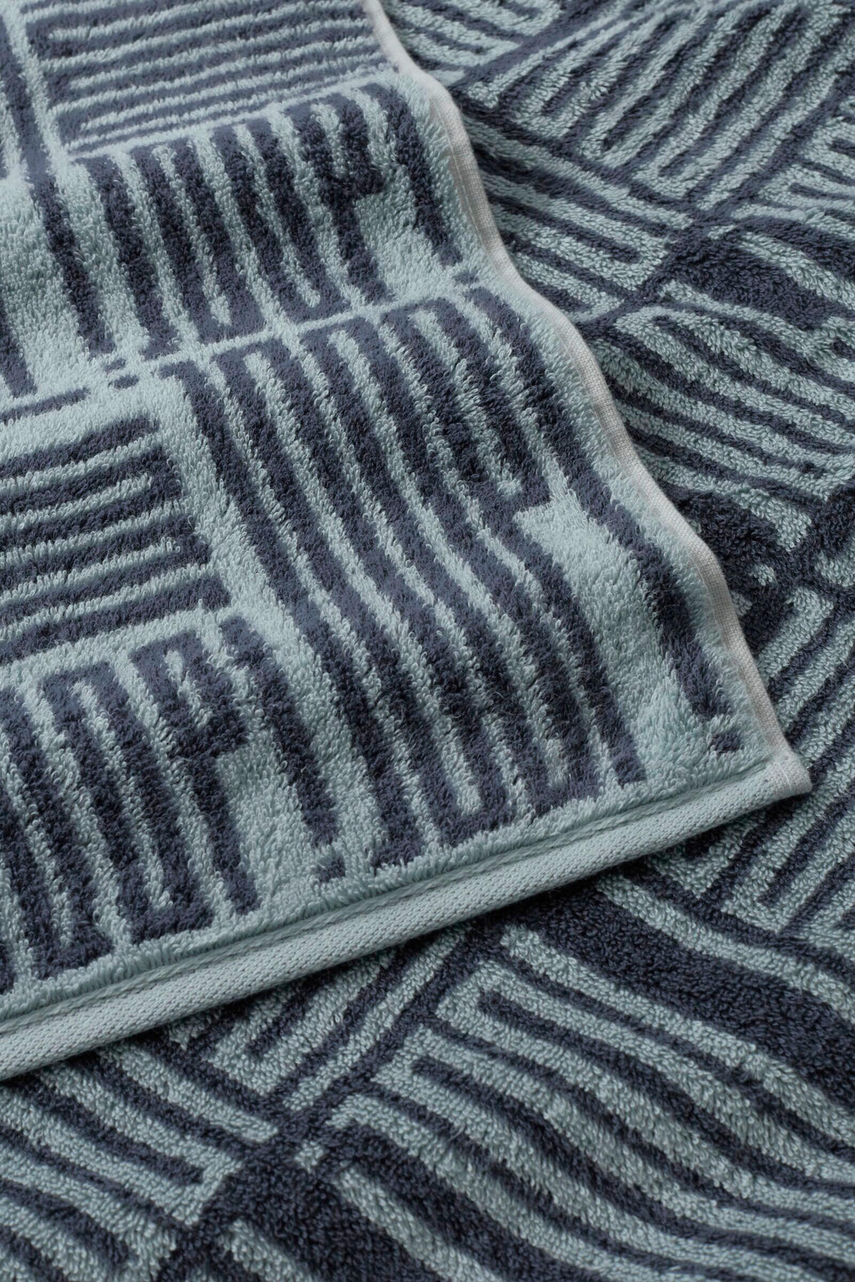 HANDTUCHSET JOOP! BARS Blau 2-teilig  - Blau, Basics, Textil (50/100cm) - Joop! Living