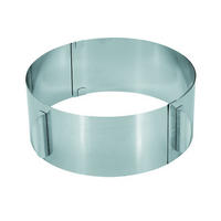 TORTENRING - Edelstahlfarben, Basics, Metall (30/8,5cm) - Gefu