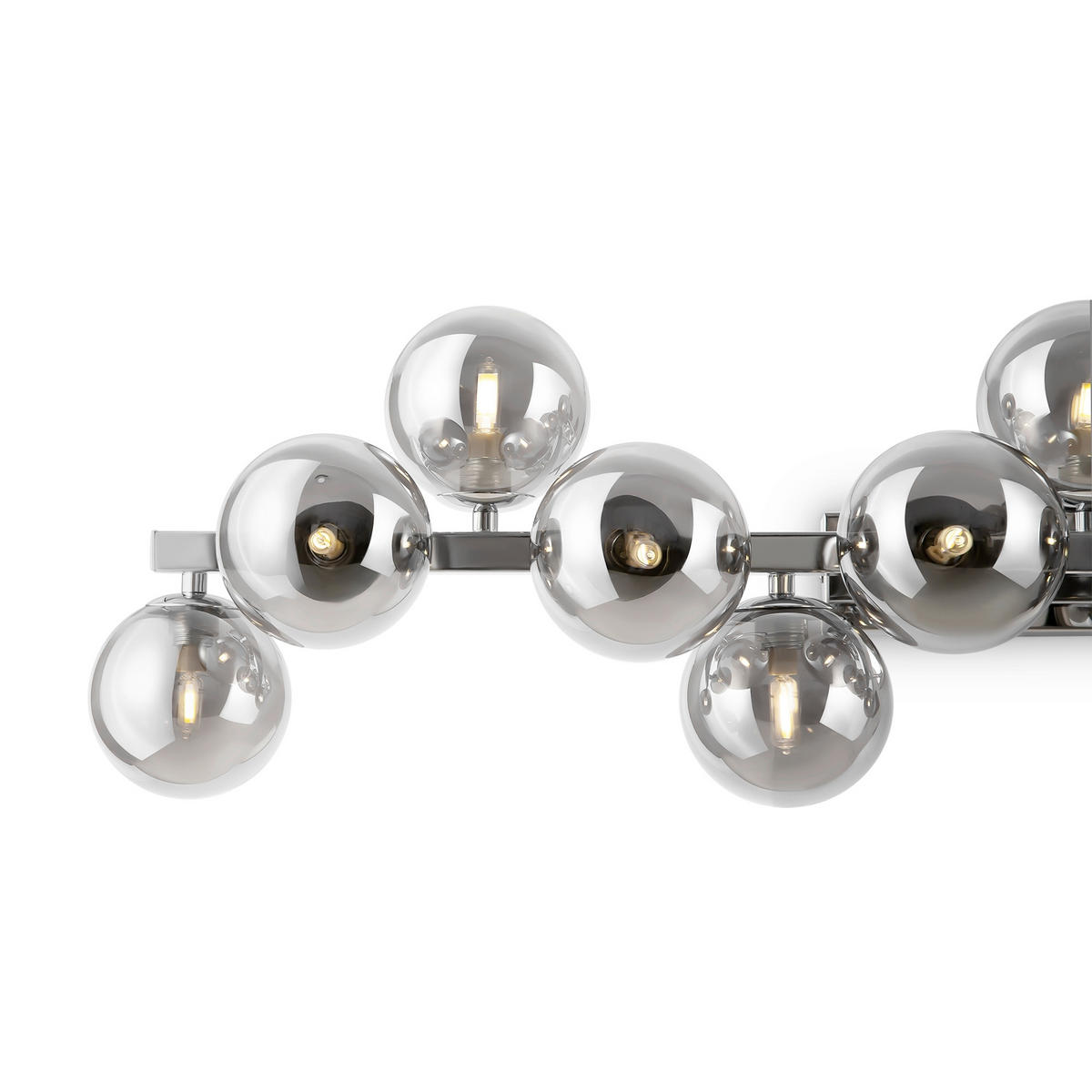 VÄGGLAMPA Modern   - kromfärg/grå, Trend, metall/glas (24/95/23cm) - MAYTONI