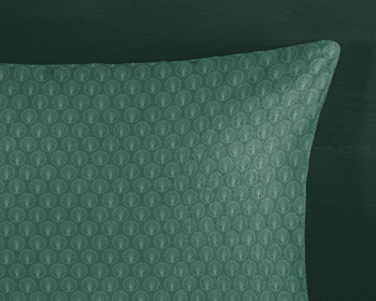 BETTWÄSCHE HIP Flanell, Biber 140/200 cm  - Grün, Design, Textil (140/200cm)