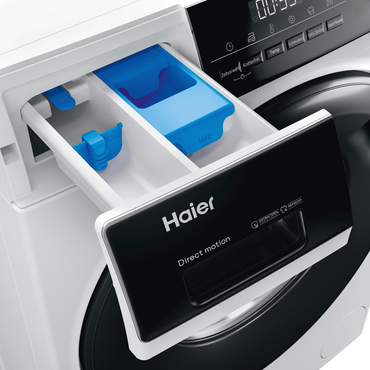 WASCHMASCHINE HW80-B14939  - Weiß, Basics (59,5/85/55cm) - Haier