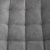 BARHOCKER Lederlook Grau, Edelstahlfarben Edelstahl Pappel Sperrholz  - Edelstahlfarben/Grau, MODERN, Holz/Textil (49/113/56cm) - Livetastic