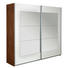 SCHWEBETÜRENSCHRANK in Weiß, Eichefarben - Eichefarben/Alufarben, KONVENTIONELL, Glas/Holzwerkstoff (226/210/62cm) - Xora SCHWEBETÜRENSCHRANK in Weiß, Eichefarben - Eichefarben/Alufarben, KONVENTIONELL, Glas/Holzwerkstoff (226/210/62cm) - Xora