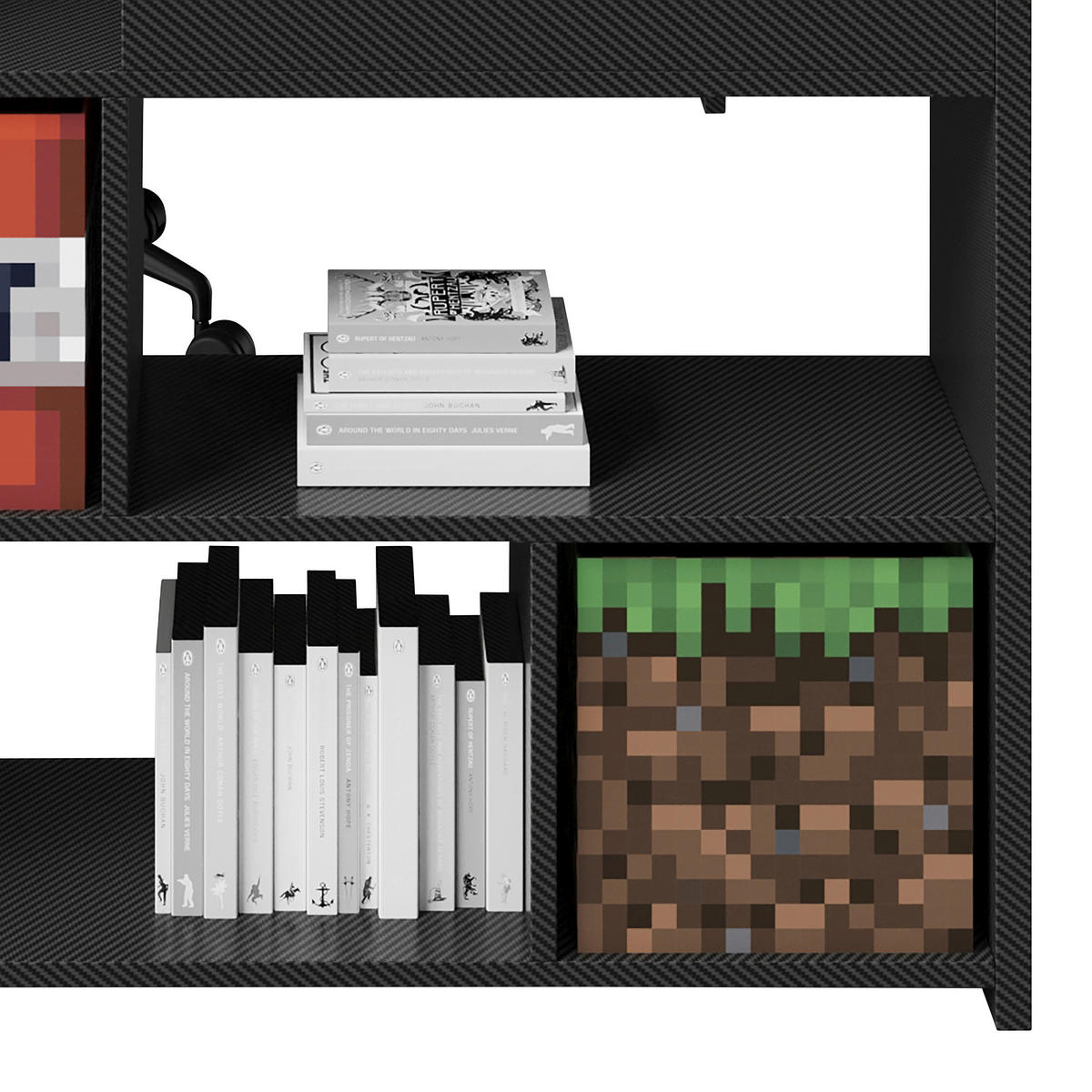 HOCHBETT 90/200 cm Schwarz  - Schwarz, MODERN, Holz/Holzwerkstoff (90/200cm) - Minecraft