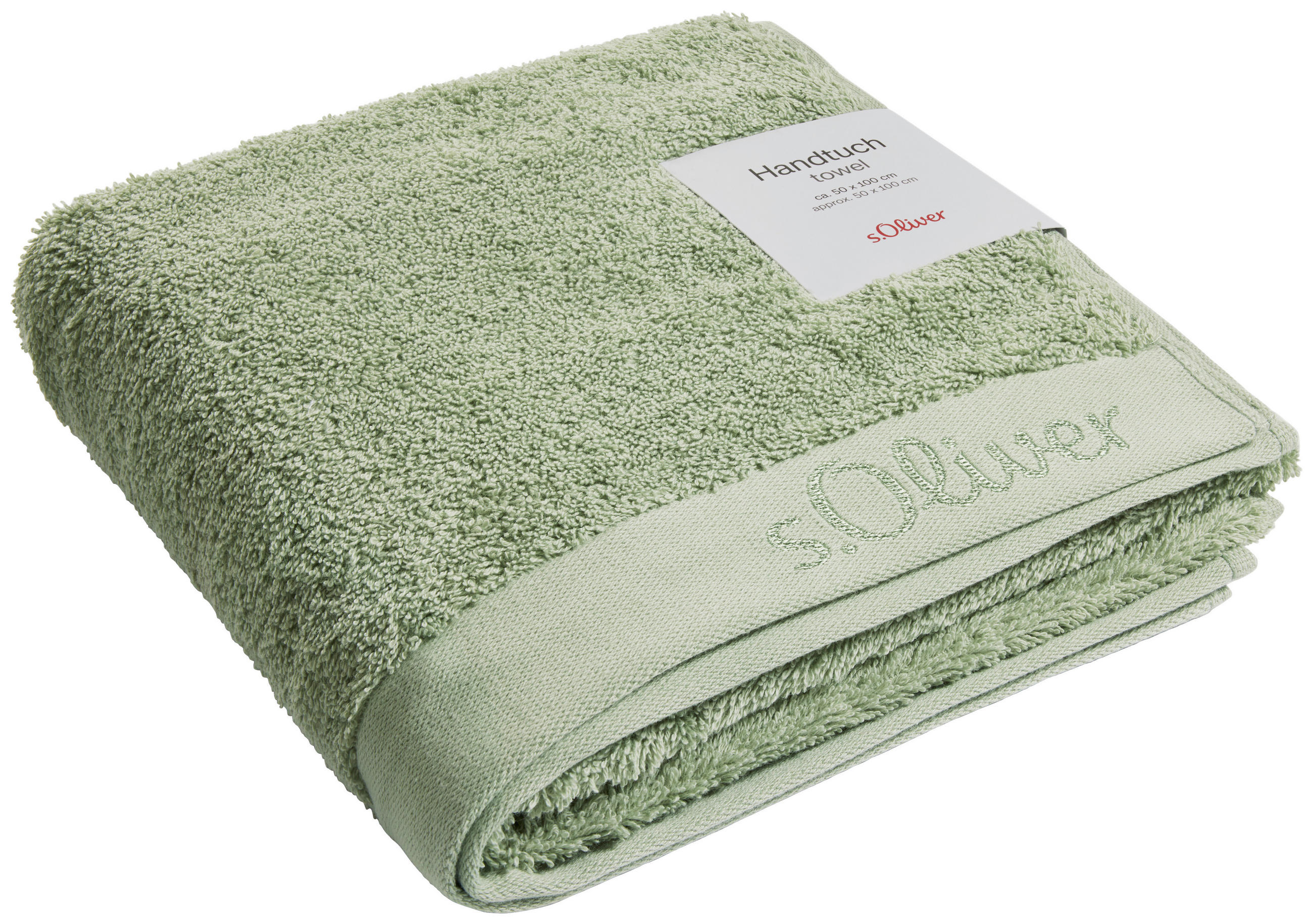 HANDTUCH Hellgrün  - Hellgrün, Trend, Textil (50/100cm) - S. Oliver