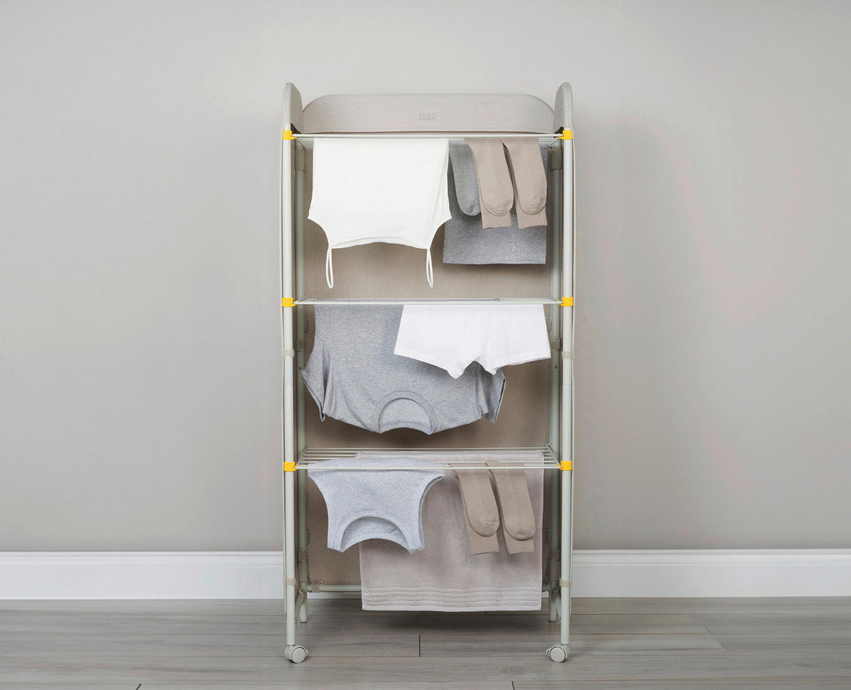 TURMWÄSCHETROCKNER  - Grauweiß, Basics, Kunststoff/Textil (74/150/40cm) - Joseph Joseph