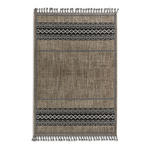 WEBTEPPICH 160/230 cm Ravenna Schwarz, Beige  - Beige/Schwarz, Design, Textil (160/230cm) - Novel
