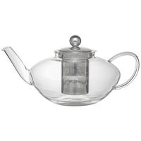 TEEKANNE 1,3 l  - Klar/Edelstahlfarben, Konventionell, Glas/Metall (1,3l) - Novel