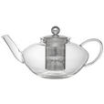 TEEKANNE 1,3 l  - Klar/Edelstahlfarben, KONVENTIONELL, Glas/Metall (1,3l) - Novel