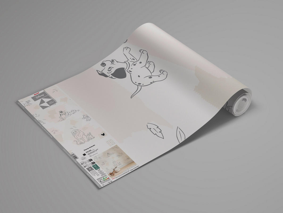 FOTOTAPETE ANIMALS  - Naturfarben, Design, Textil (200/250cm) - Disney