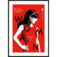 KUNSTDRUCK 51,2/71,2 cm  - Multicolor/Schwarz, Basics, Holzwerkstoff (51,2/71,2cm) - Monee