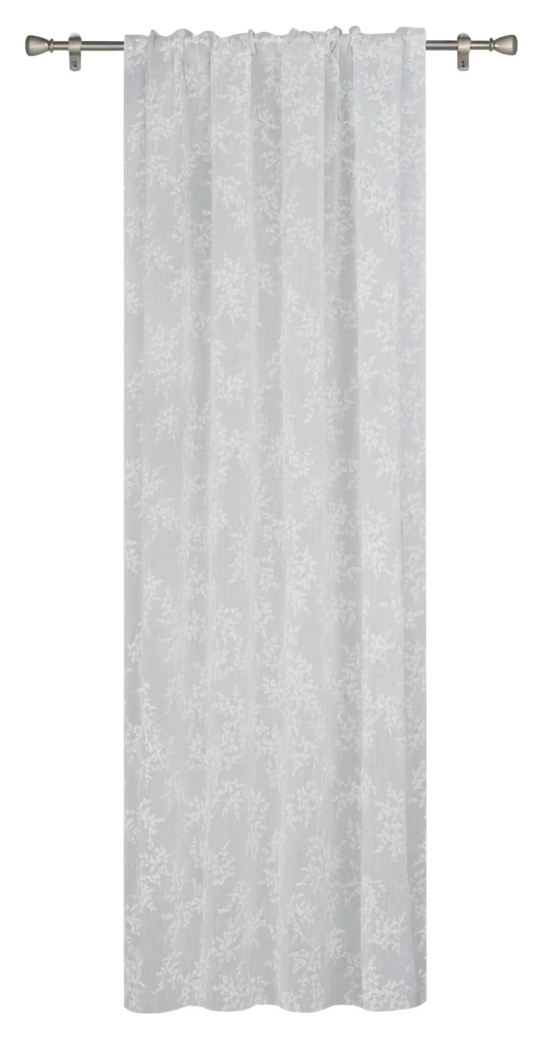 GARDINLÄNGD halvtransparent  - taupe, Basics, textil (135/235cm)