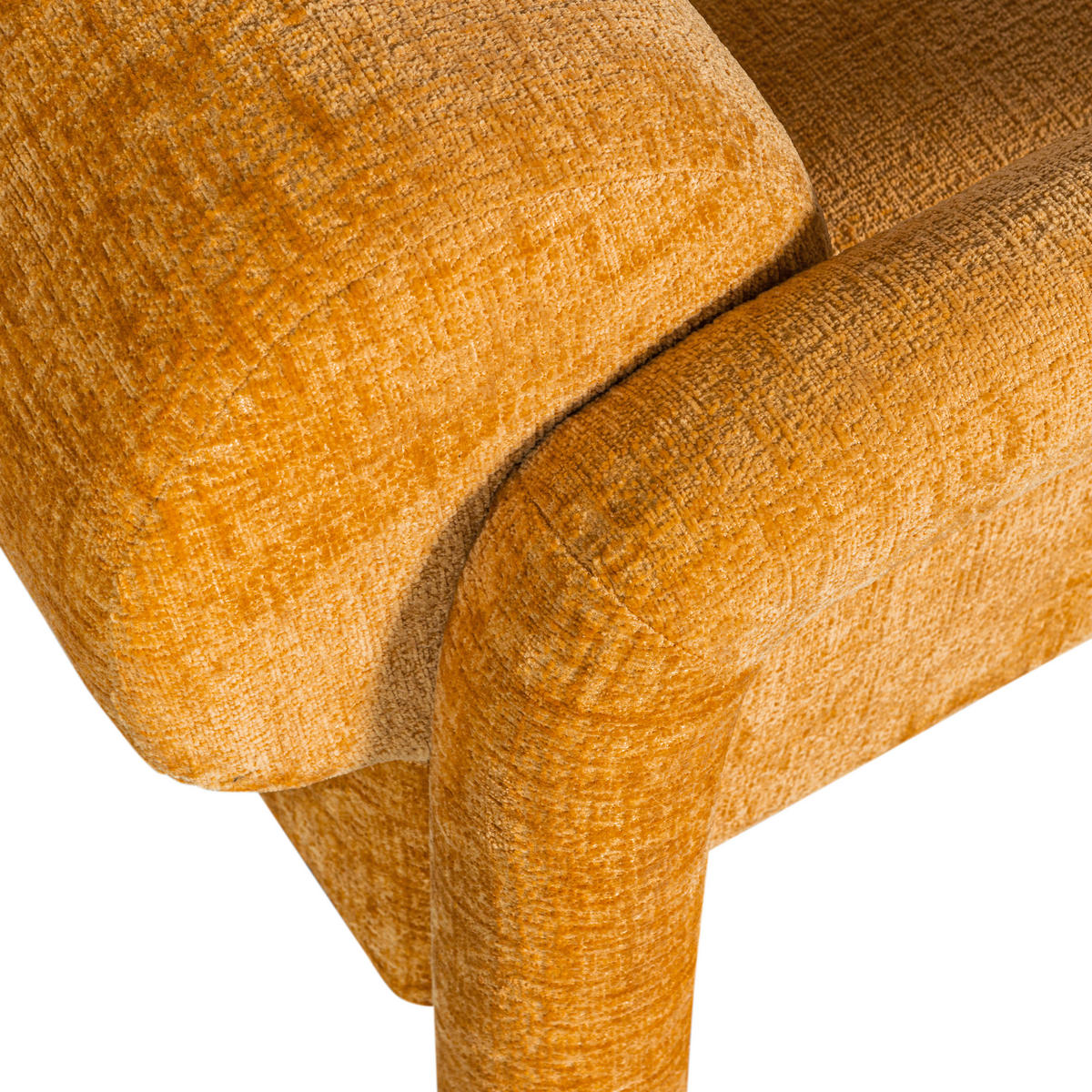 SESSEL in Samt Goldfarben  - Goldfarben, Design, Textil (76/65/82cm) - Livetastic