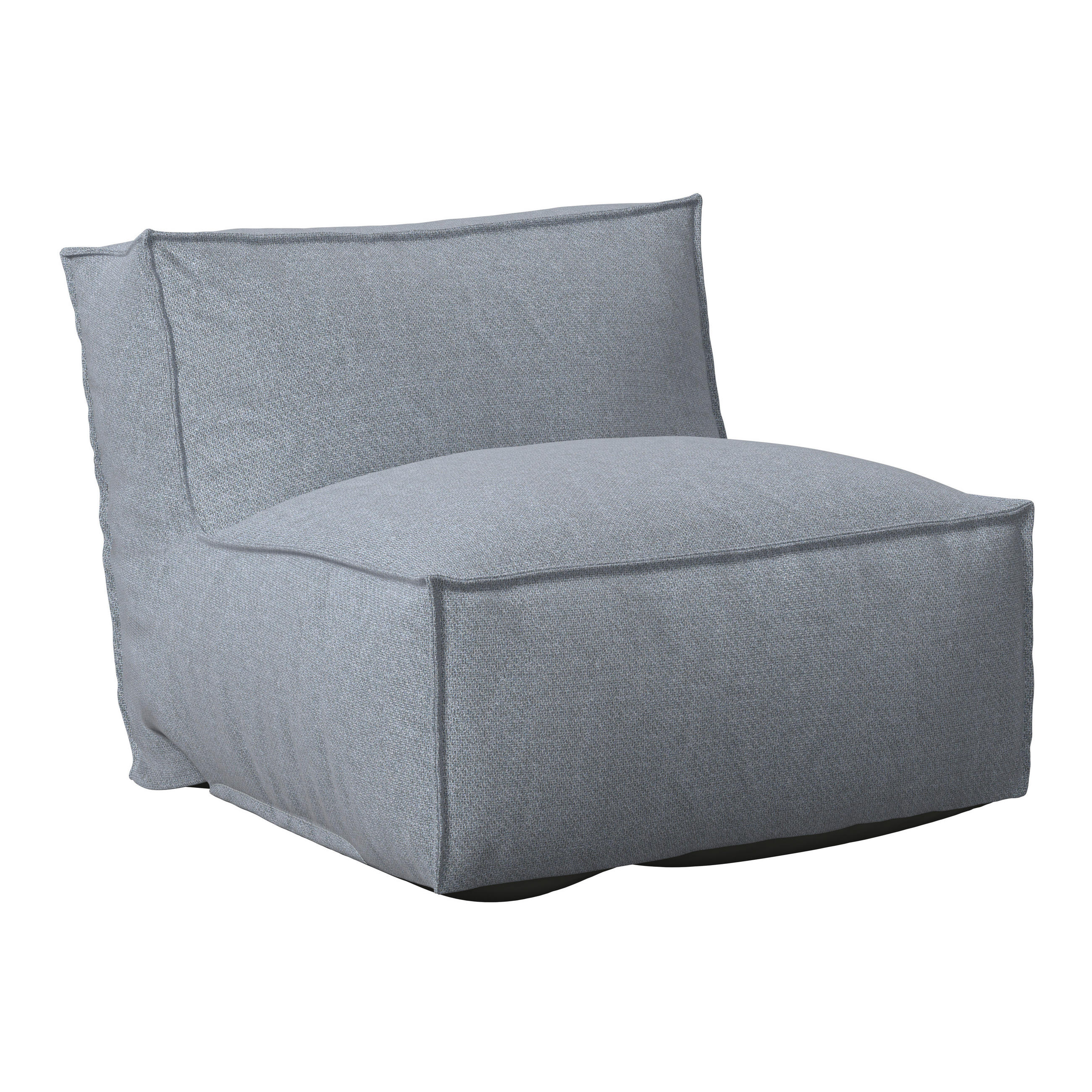 LOUNGESOFA  - Grau, MODERN, Textil (95/80/95cm) - Ambia Garden
