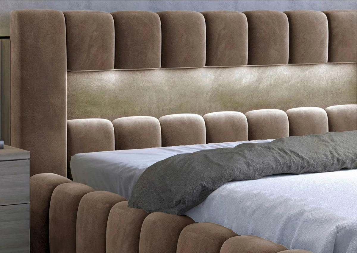 POLSTERBETT 160/200 cm, Lattenrost, Bettkasten,  - Schwarz/Weiß, MODERN, Holz/Kunststoff (160/200cm) - MID.YOU