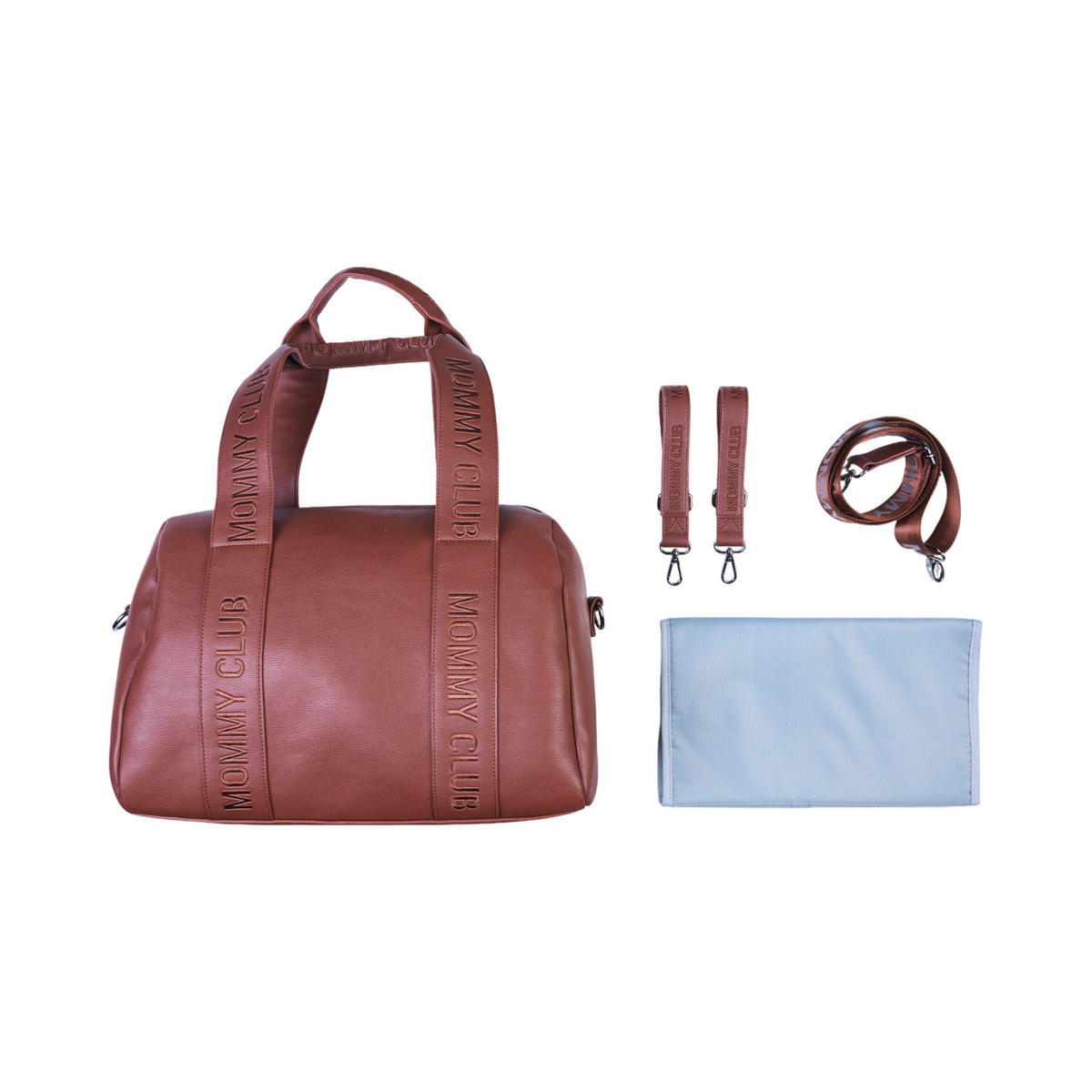 WICKELTASCHE Mommy Club  - Dunkelbraun, Basics, Textil (38/21/27cm) - Childhome