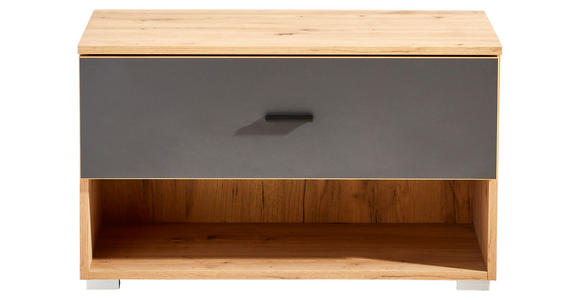 GARDEROBE 4-teilig in 165/198/38 cm - Anthrazit/Eiche Artisan, KONVENTIONELL, Holzwerkstoff (165/198/38cm) - Carryhome