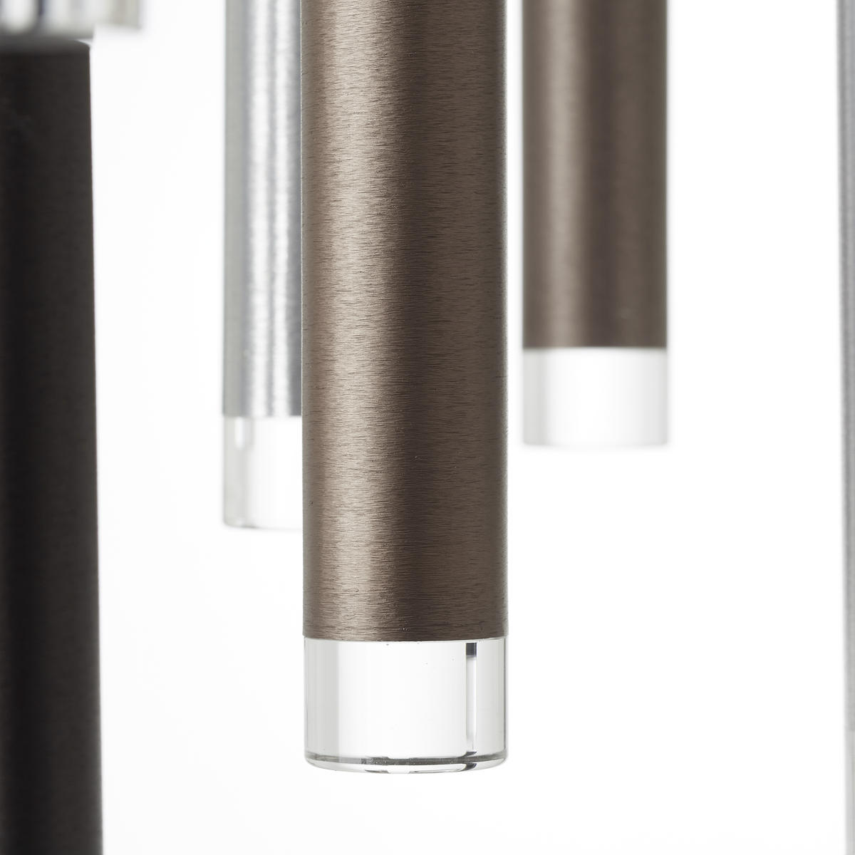ZÁVĚSNÉ LED SVÍTIDLO, 55,3/180 cm  - černá/barvy stříbra, Design, kov/plast (55,3/180cm)