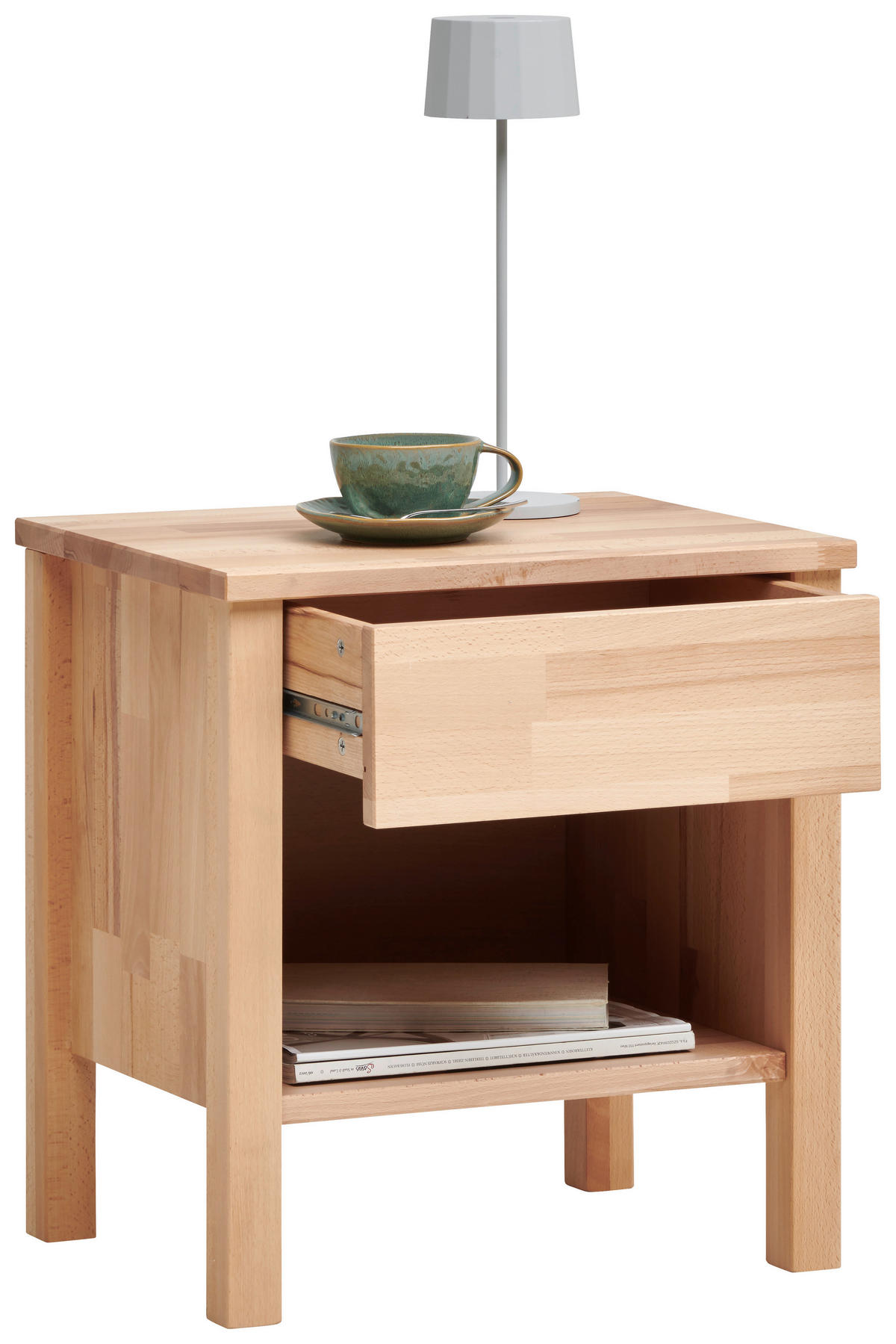 NACHTSCHRANK 47/49/37 cm Kernbuche  - Kernbuche, Natur, Holz (47/49/37cm) - MID.YOU