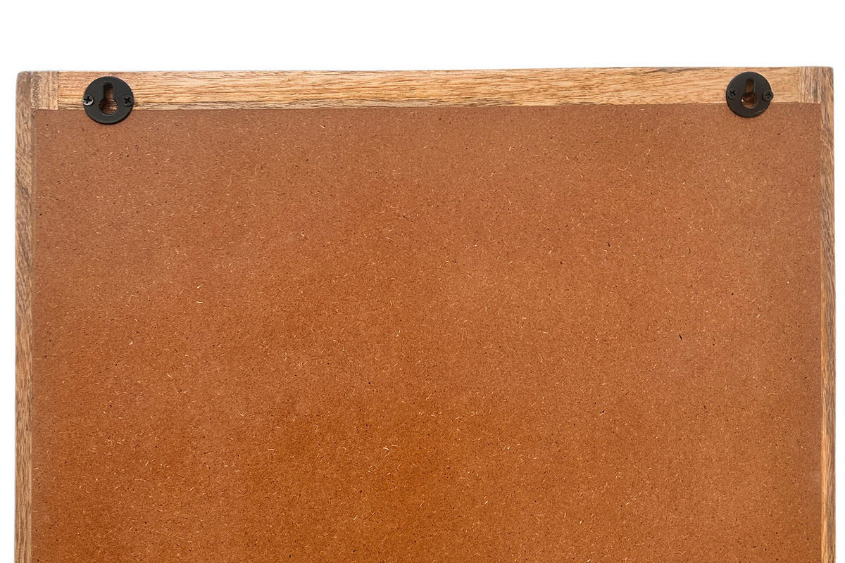 SPIEGELSCHRANK 52/192/27 cm  - Schwarz/Naturfarben, KONVENTIONELL, Holz/Metall (52/192/27cm) - MID.YOU