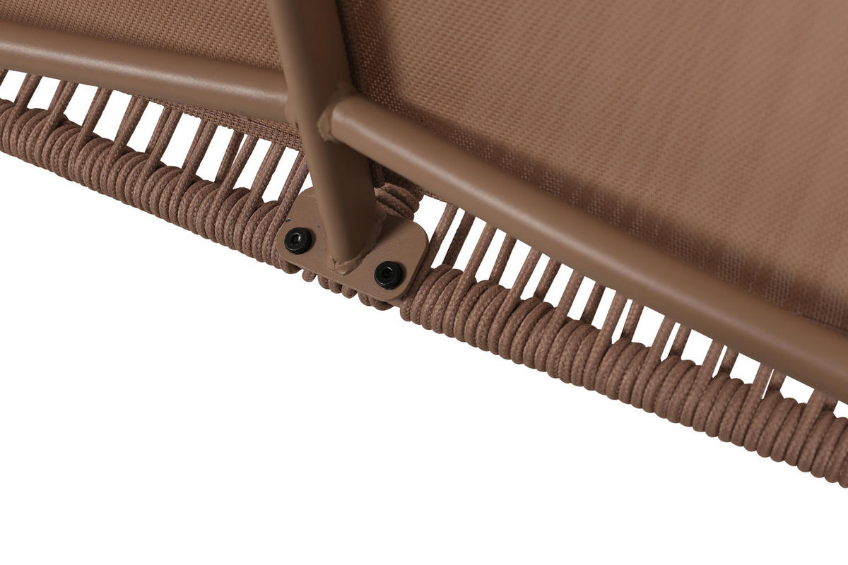 GARTENSET Webstoff Eisen  - Beige/Naturfarben, Design, Textil/Metall - Ambia Garden