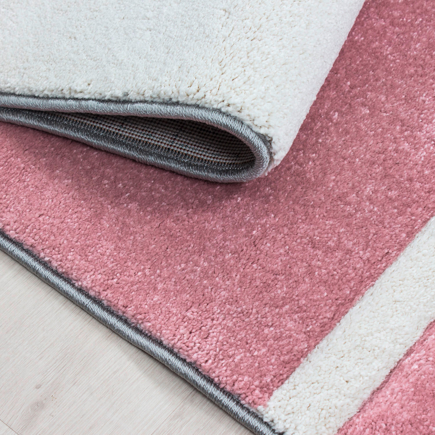 FLACHWEBETEPPICH 280/370 cm Hawaii Pink  - Pink, Design, Textil (280/370cm) - Novel