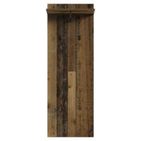 GARDEROBENPANEEL  in 48/140/28 cm  - Alteiche/Schwarz, LIFESTYLE, Holzwerkstoff (48/140/28cm) - MID.YOU