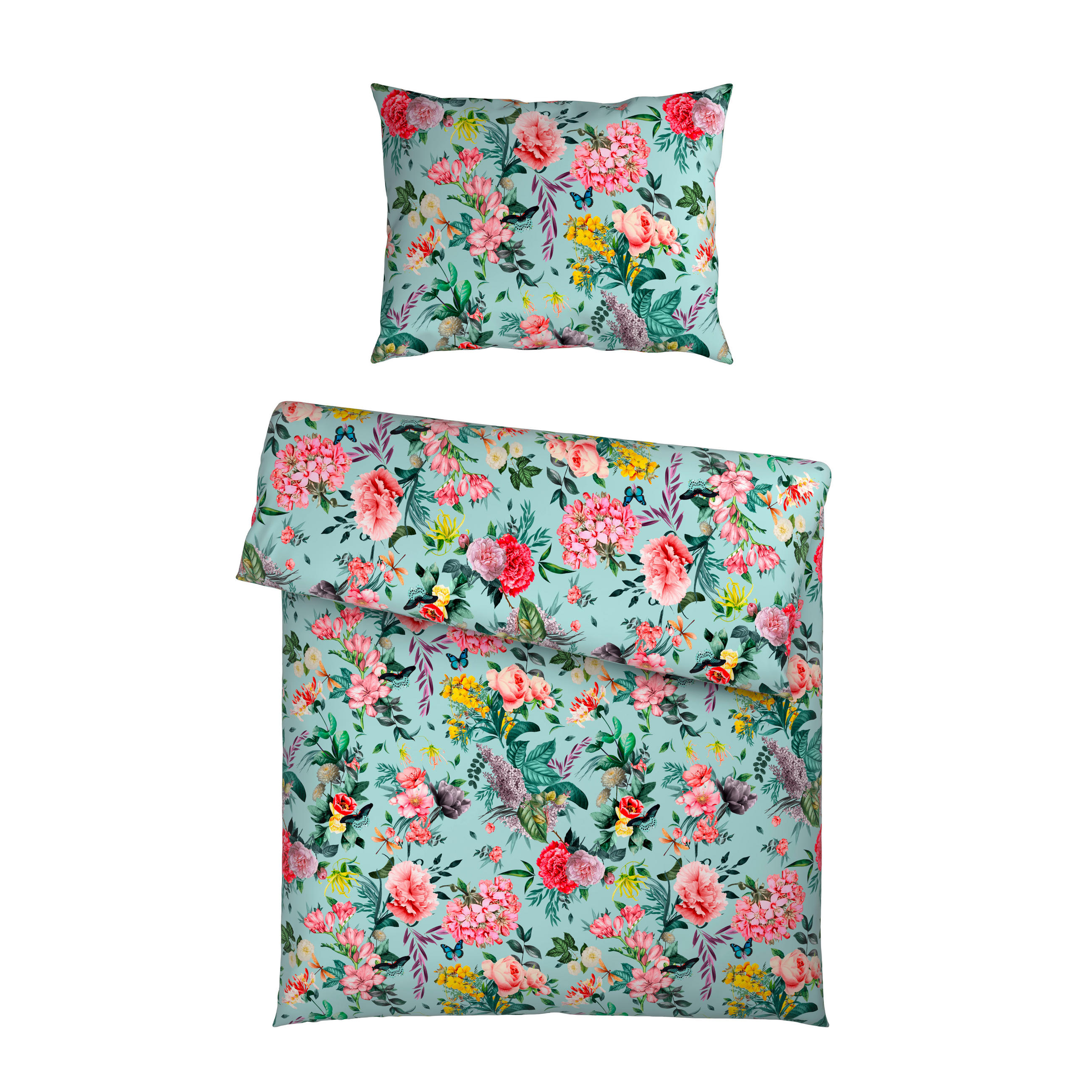 BETTWÄSCHE Satin 140/200 cm  - Multicolor, KONVENTIONELL, Textil (140/200cm) - Esposa