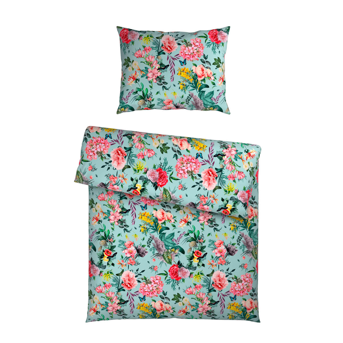 BETTWÄSCHE Satin 140/200 cm  - Multicolor, KONVENTIONELL, Textil (140/200cm) - Esposa