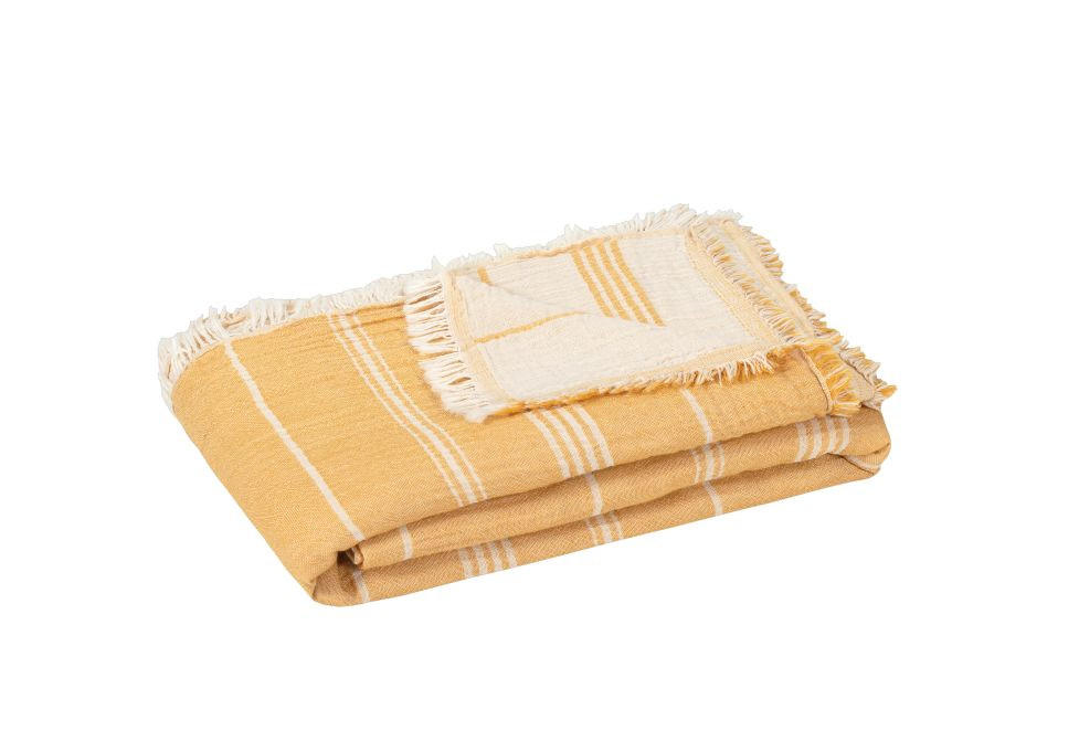 ĆEBE 150/200 cm  - prirodna boja/žuta, Konvencionalno, tekstil (150/200cm) - Ambiente