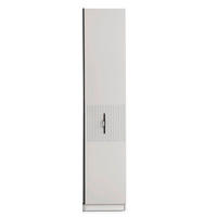 DULAP CU UȘI ROTATIVE gri  - gri, Design, material pe bază de lemn (45/220/60cm) - Novel