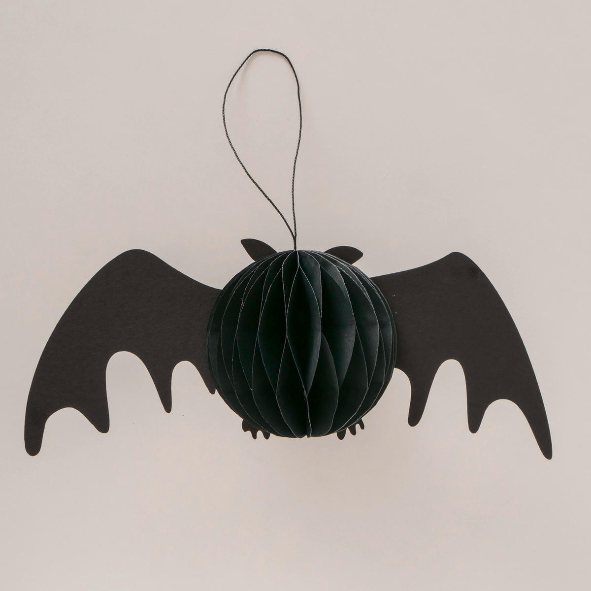 FÜGGŐDÍSZ - fekete, Basics, papír (25/10/11cm)