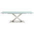 ESSTISCH in Metall, Glas 160(250)/90/77 cm - Edelstahlfarben/Grau, Design, Glas/Metall (160(250)/90/77cm) - Dieter Knoll ESSTISCH in Metall, Glas 160(250)/90/77 cm - Edelstahlfarben/Grau, Design, Glas/Metall (160(250)/90/77cm) - Dieter Knoll