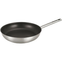 PFANNE Greblon®-Antihaftbeschichtung 28 cm  - Edelstahlfarben/Schwarz, Basics, Metall (28cm) - Am Cook