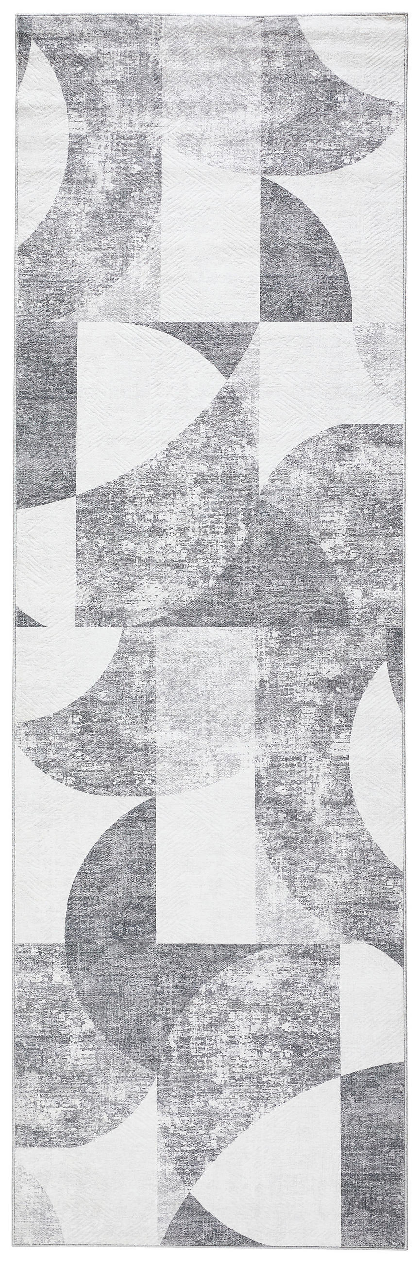 FLACHWEBETEPPICH 80/250 cm Grau rechteckig  - Grau, Design, Textil (80/250cm) - Novel