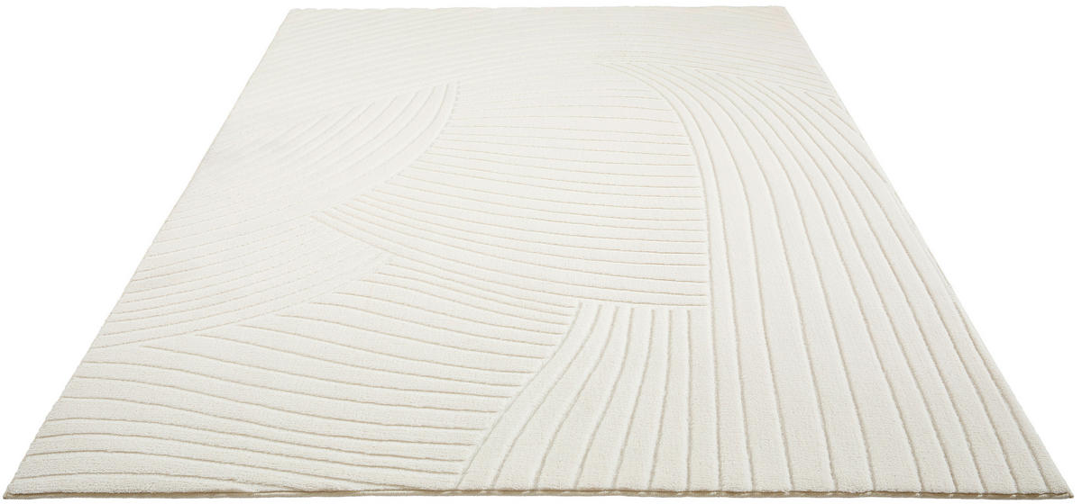 HOCHFLORTEPPICH 80/150 cm Creme  - Creme, Design, Textil (80/150cm) - Novel