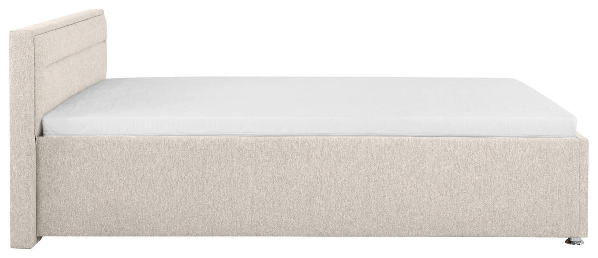 POLSTERBETT Lattenrost, Bettkasten Naturfarben 120/200 cm  - Naturfarben, MODERN, Holz/Kunststoff (120/200cm) - MID.YOU