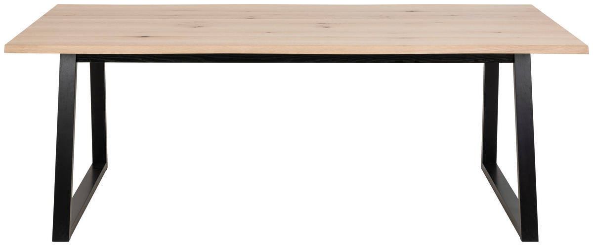 ESSTISCH in Holz 220/100/75 cm  - Eichefarben/Schwarz, Design, Holz (220/100/75cm) - MID.YOU