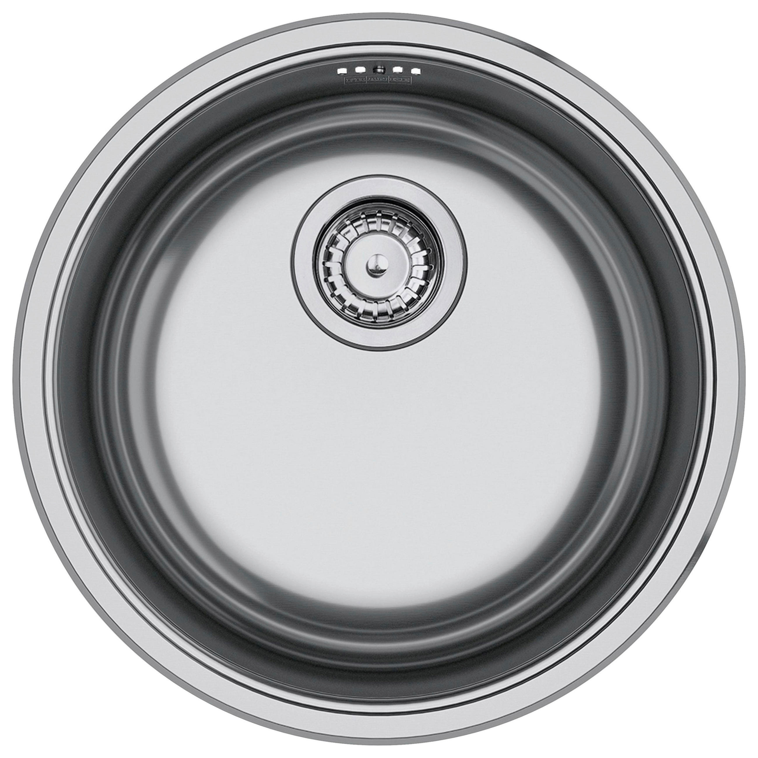 SPÜLE 101.0725.057  - Edelstahlfarben, Basics, Metall (43,5/17,0/43,5cm) - Franke