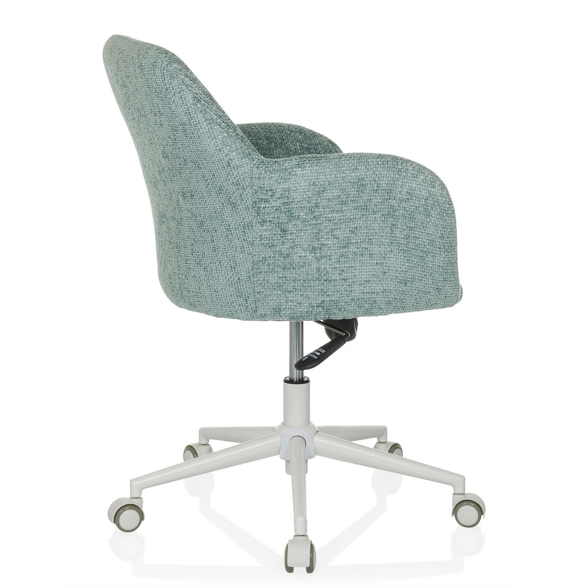 DREHSTUHL Mintgrau  - Mintgrau/Weiß, MODERN, Textil/Metall (58/78/60cm) - MID.YOU