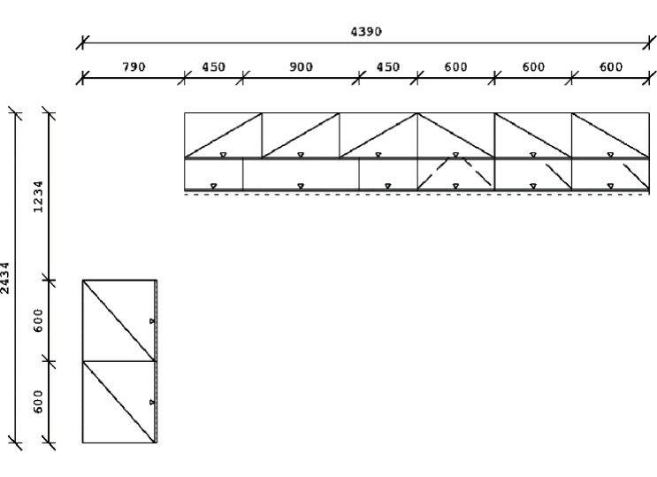 KÜCHENLEERBLOCK  120/360 cm  in Schwarz, Weiß Hochglanz  - Weiß Hochglanz/Schwarz, Basics, Holzwerkstoff/Metall (120/360cm) - Impuls