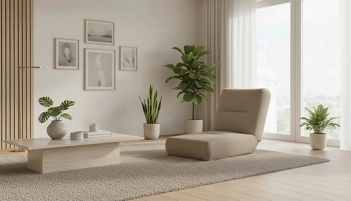 Fotoliu Extensibil, textil, maro - maro, Design, textil (81/88/160cm) - Livetastic