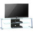 TV-ELEMENT 130/42/45 cm - Edelstahlfarben, Design, Glas/Metall (130/42/45cm) - Voleo TV-ELEMENT 130/42/45 cm - Edelstahlfarben, Design, Glas/Metall (130/42/45cm) - Voleo