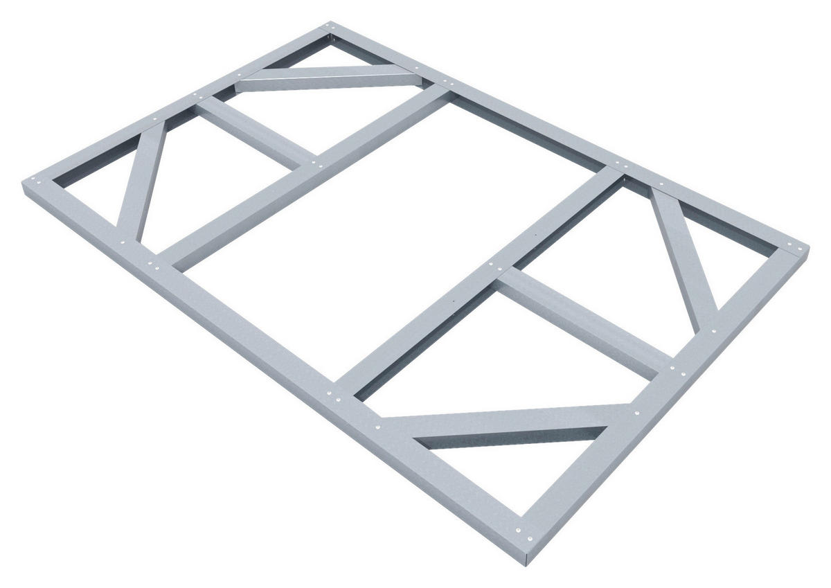 FUNDAMENT - Silberfarben, Basics, Metall (171/2/113cm)