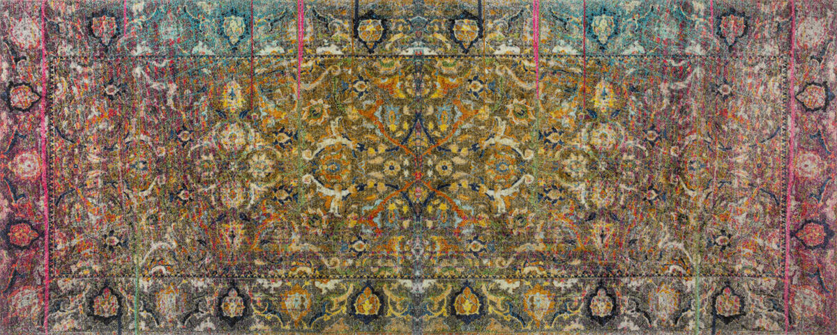 LÄUFER 80/200 cm Mirage  - Multicolor, LIFESTYLE, Kunststoff/Textil (80/200cm) - wash+dry